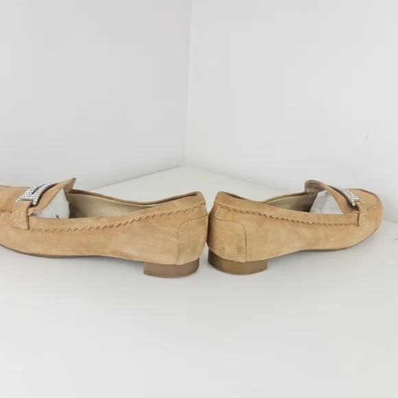 Franco Sarto Shoes Womens 9.5M Loafer Flat Suede Slip On - Picture 9 of 11